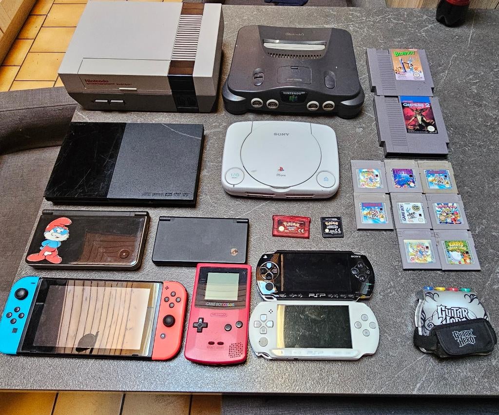 Nintendo Playstation Retrogaming-collectie, Ophalen of Verzenden, Gebruikt