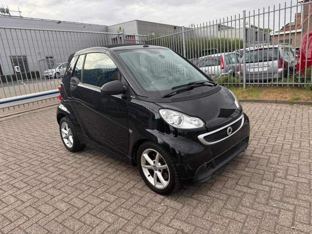 SMART FOR TWO / 1.0 TURBO / CABRIOLET/ LEZ OK, Auto's, Automaat, Euro 5, Achterwielaandrijving, Zwart
