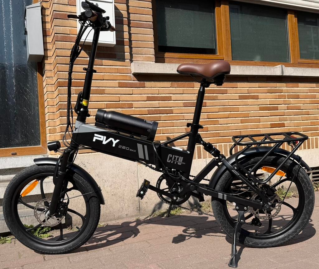 Vélo pliable PVY P20MAX 750W, Fietsen en Brommers, Fietsen | Vouwfietsen, Zo goed als nieuw, Overige merken, 18 tot 20 inch, Totaal opvouwbaar