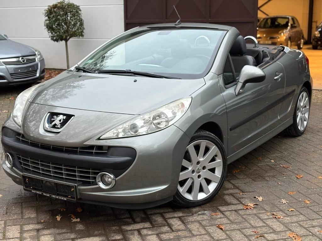 Peugeot 207Cc 1.6Benzine Automaat Airco/Leer/Garantie, Autos, Peugeot, Cuir, Argent ou Gris, Achat, Entreprise
