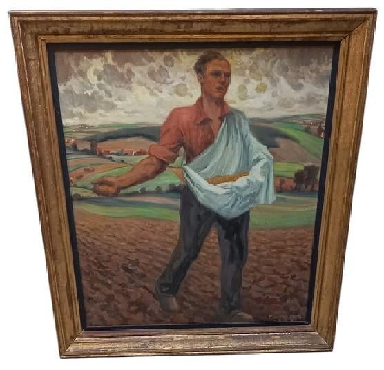 Frans Nackaerts (1884-1948) De Zaaier., Antiek en Kunst, Ophalen