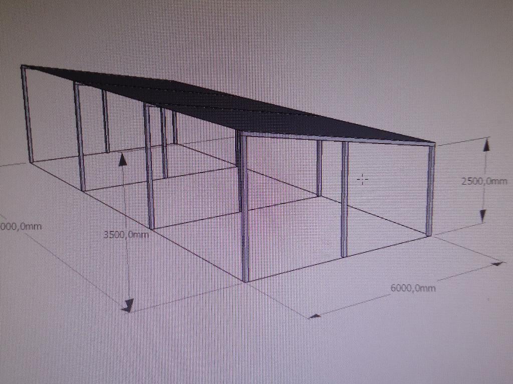 Staalconstructie  loods, Ophalen of Verzenden, Nieuw, IJzer
