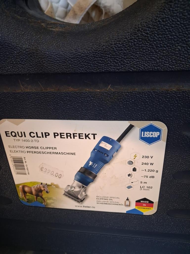 Scheerapparaat voor paarden