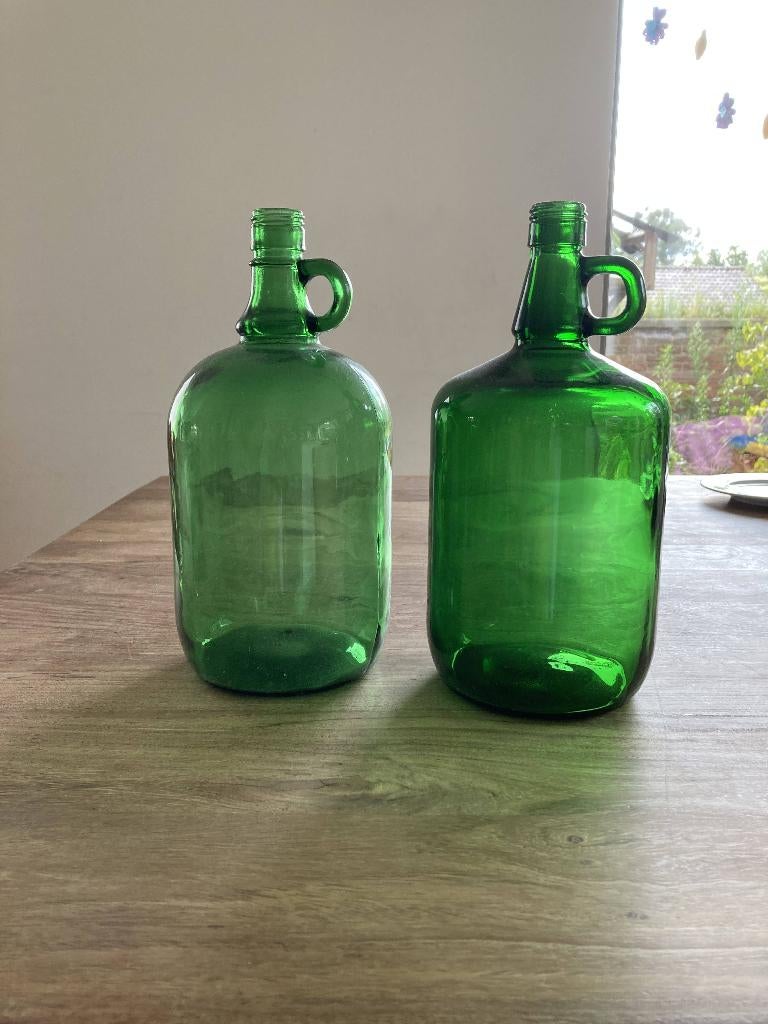 Twee grote decoratieve flessen 5 euro/stuk, Ophalen of Verzenden