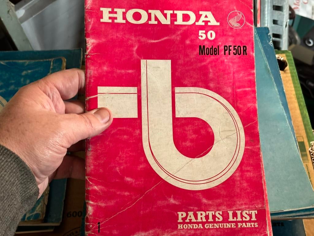 Addendum Honda PF50 Amigo R, Motoren, Handleidingen en Instructieboekjes, Ophalen of Verzenden, Honda