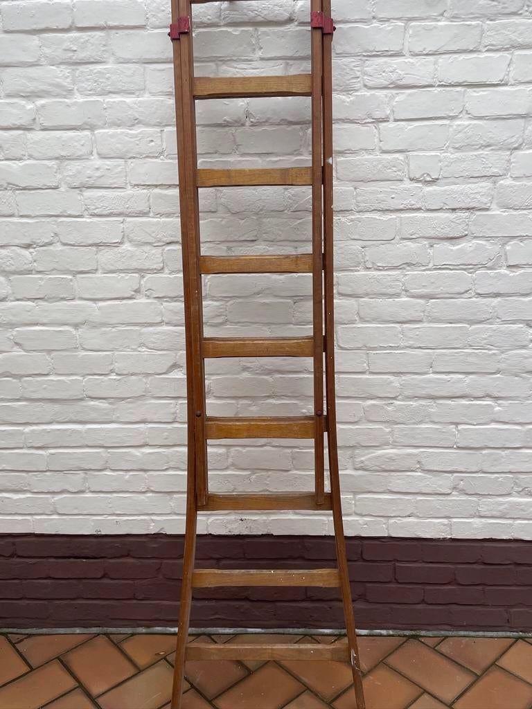 Houten ladder, Doe-het-zelf en Bouw, Ladders en Trappen, Ophalen of Verzenden, Ladder