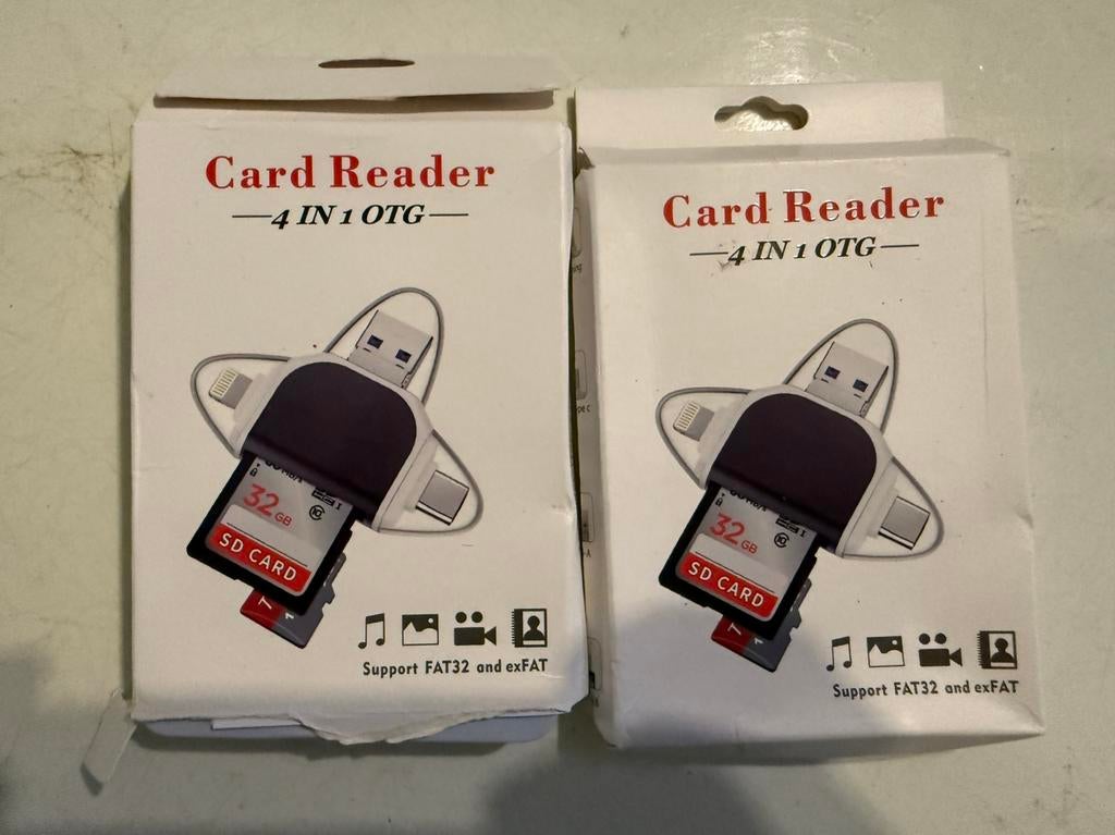 Geheugenkaard lezer, Ophalen, Nieuw