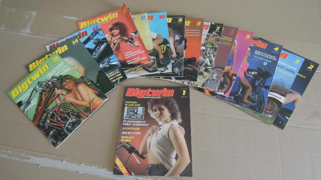 BigTwin motor magazine / tijdschrift jaargang 1986 t/m 2016., Ophalen of Verzenden, 1980 tot heden, Tijdschrift