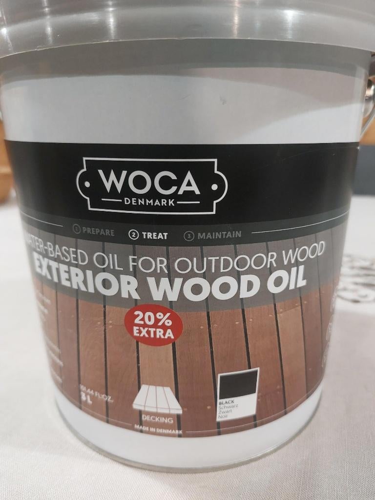 Woca exterior wood oil, BLACK, Doe-het-zelf en Bouw, Verf, Beits en Lak, Nieuw, Beits, Minder dan 5 liter, Zwart, Ophalen