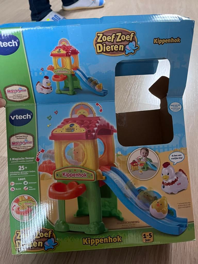 V tech zoef zoef kippenhok, Kinderen en Baby's, Ophalen, Zo goed als nieuw