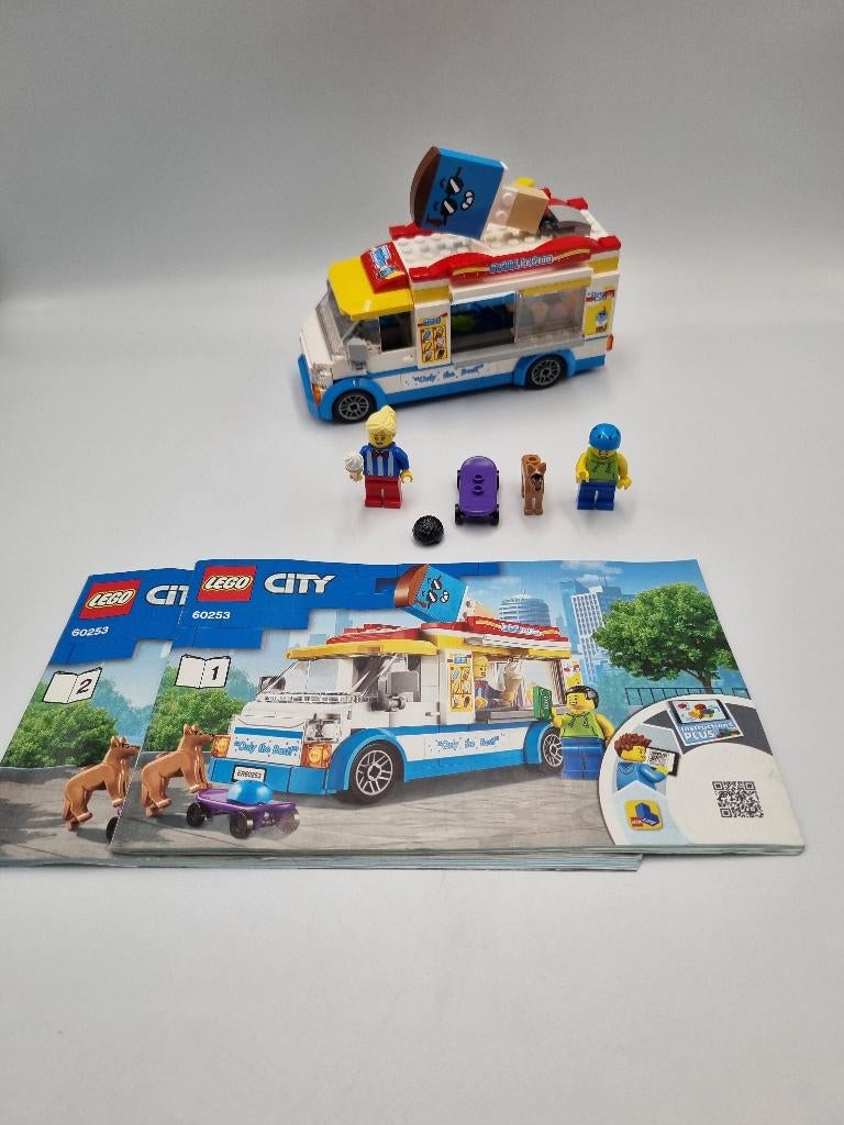 Lego City 60253 Ice-cream Truck, Kinderen en Baby's, Speelgoed | Duplo en Lego, Zo goed als nieuw, Lego, Complete set, Ophalen of Verzenden