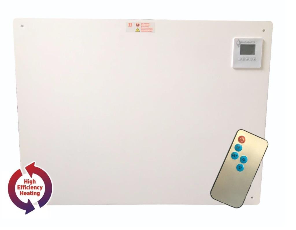 Infrarood verwarming 550W, met thermostaat, voor thuiswerker, Doe-het-zelf en Bouw, Thermostaat, 30 tot 80 cm, 500 tot 800 watt