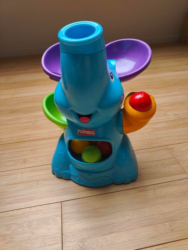 Playskool blazende olifant met ballen, Ophalen, Zo goed als nieuw