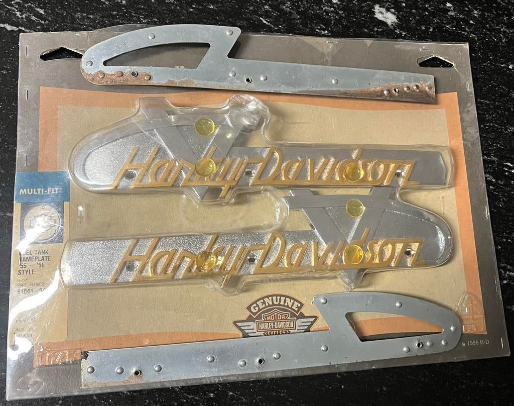 Harley Davidson panhead tankemblemen, Envoi, Comme neuf