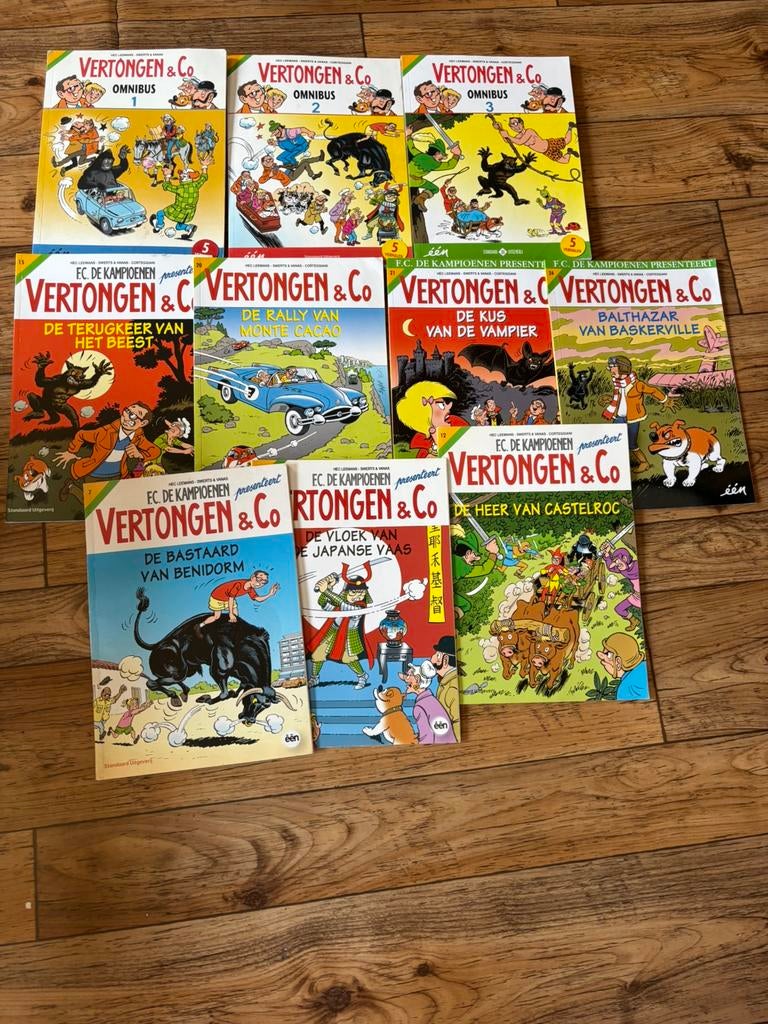 Vertongen & co strips en albums, Boeken, Ophalen