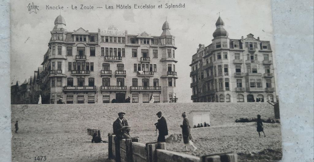 KNOCKE-ZOUTE les hôtels de la Digue ZEEDIJK 1923, Enlèvement ou Envoi
