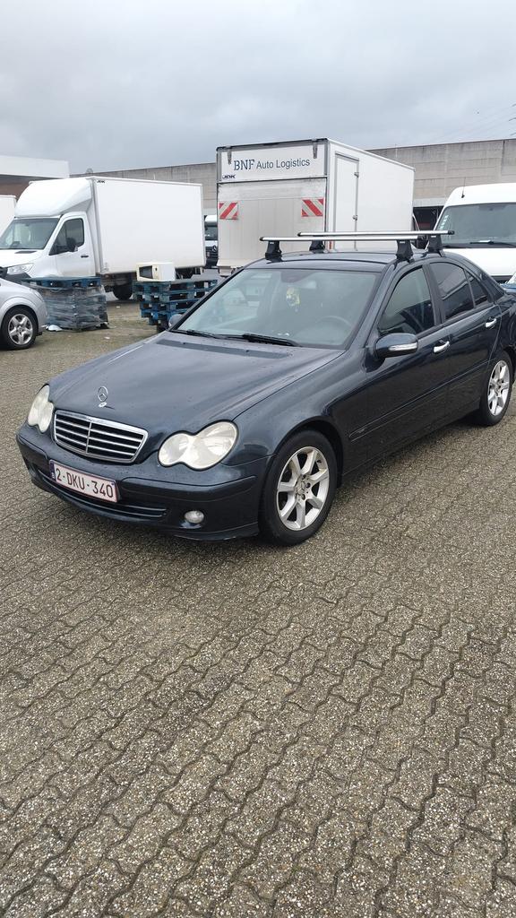 Mercedes C180 KOMPRESSOR/ 1.8 benzine/2005/goede staat, Auto's, Blauw, Particulier, Euro 4, ABS