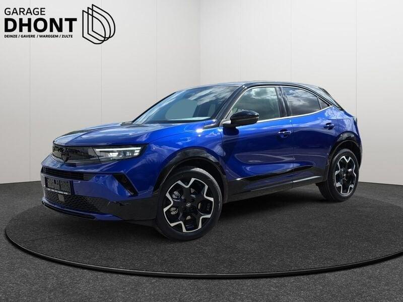 Opel Mokka GS - 1.2 MHEV - Automaat eDCT - 145PK, Auto's, Opel, Gebruikt, 1199 cc, Blauw, Leder en Stof