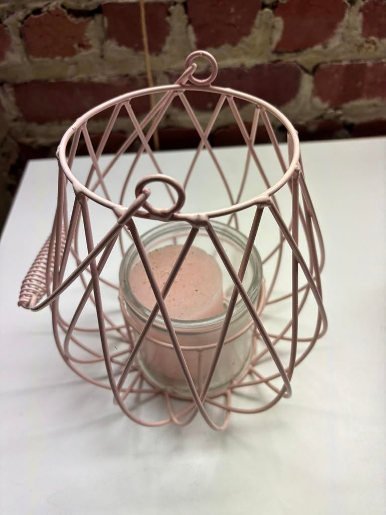 Theelicht houder, Ophalen, Gebruikt, Ovaal