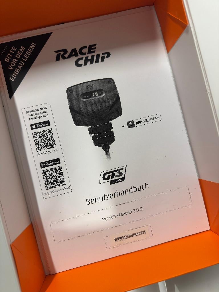 RaceChip GTS noir - Porsche Macan S 3.0 - Plug & Play, Autos : Pièces & Accessoires, Moteurs & Accessoires, Porsche, Utilisé, Enlèvement ou Envoi