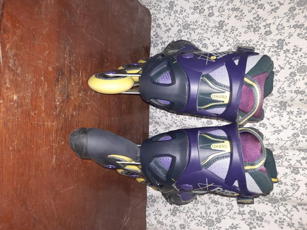 Roller oxelo, Sports & Fitness, Patins à roulettes alignées, Autres marques, Rollers 4 roues en ligne, Femmes, Réglable