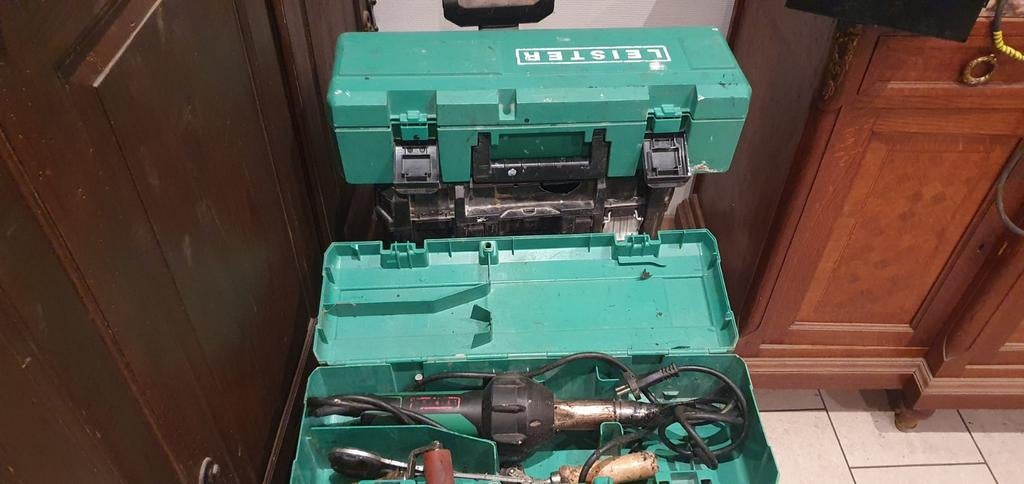 Leister Triac ST Handlasapparaat in koffeRs., Ophalen