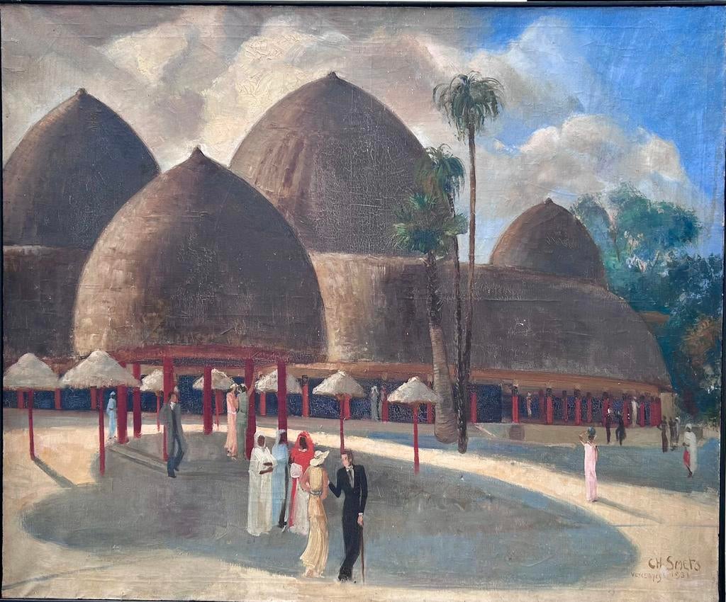 Tableau de Charles Ernest Smets, Antiquités & Art, Art | Peinture | Classique, Enlèvement