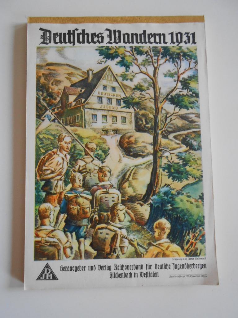 Kalender 1931 . Deutchen wandern, Diversen, Ophalen of Verzenden