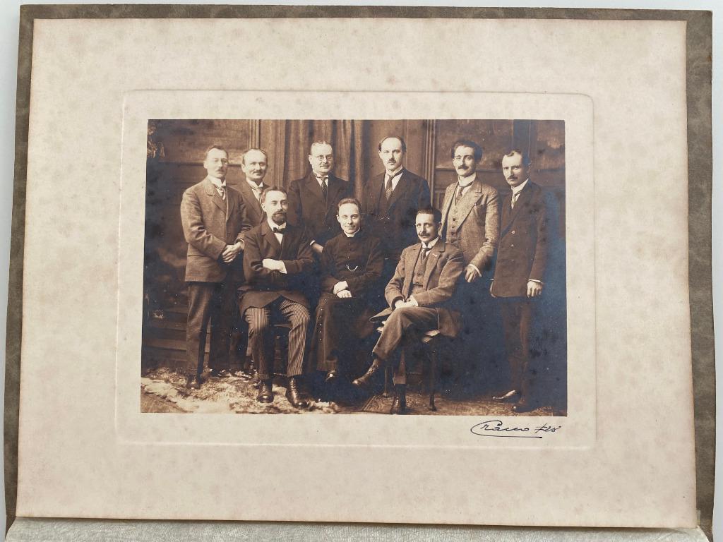 Vintage Photo de groupe Bourgeois 1928, Enlèvement ou Envoi, Avant 1940, Photo, Utilisé