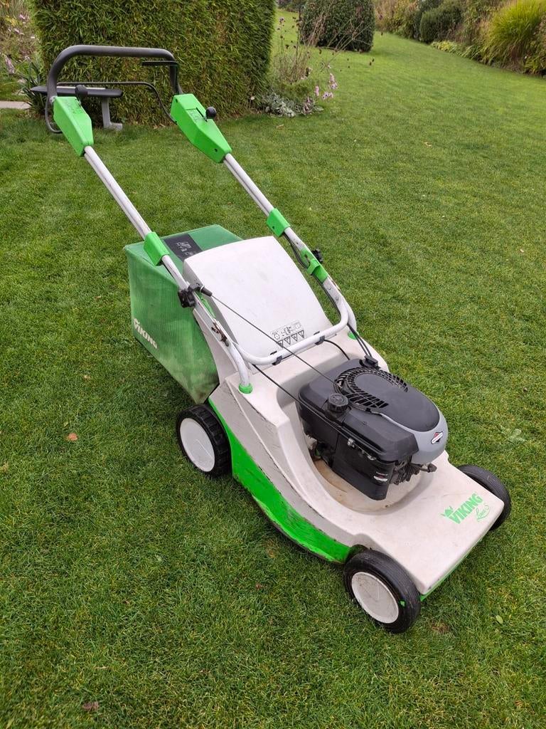 Tondeuse à gazon Viking Mb555, Jardin & Terrasse, Tondeuses à gazon, Bac de ramassage, Vitesses, Enlèvement