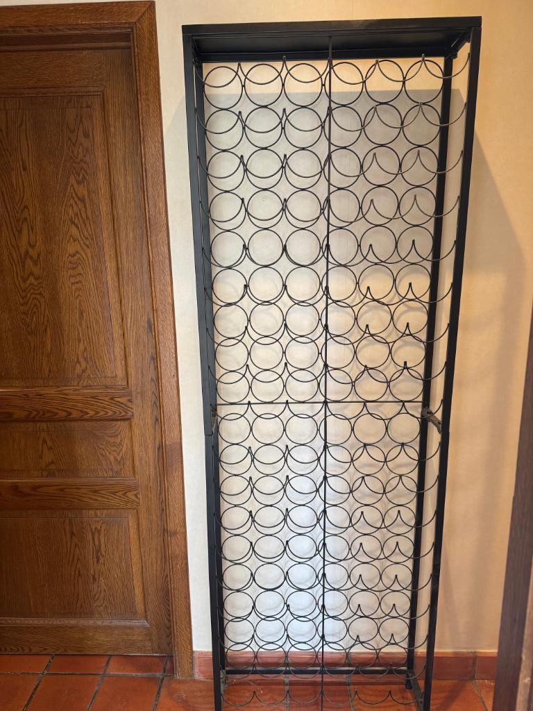 Wijnrek voor 108 flessen, Ophalen, Zo goed als nieuw, 25 flessen of meer, Metaal