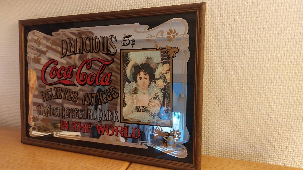 Coca-Cola spiegel, Verzamelen, Ophalen, Zo goed als nieuw, Overige typen