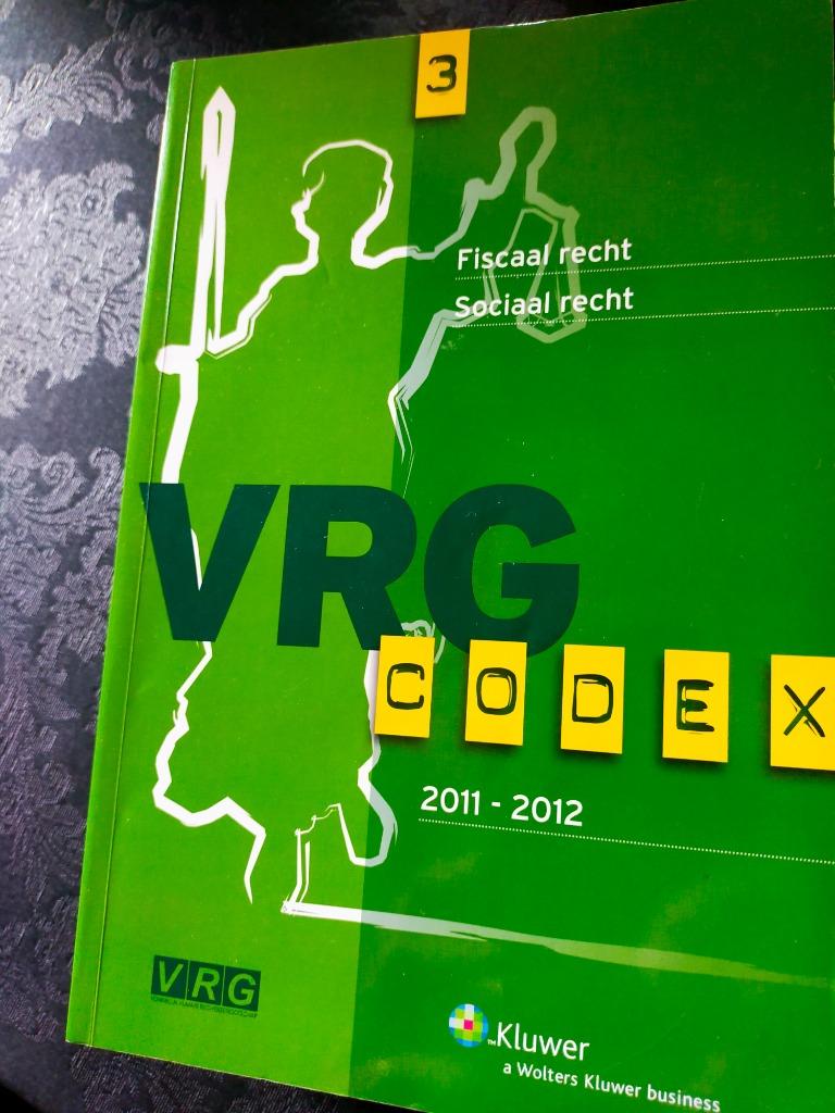 VRG Codex, Boeken, Ophalen of Verzenden, Gelezen, Hogeschool