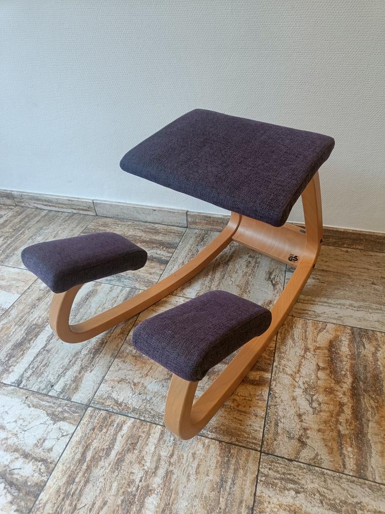 Stokke Varier Variable kniestoel, Ophalen of Verzenden, Zo goed als nieuw, Hout