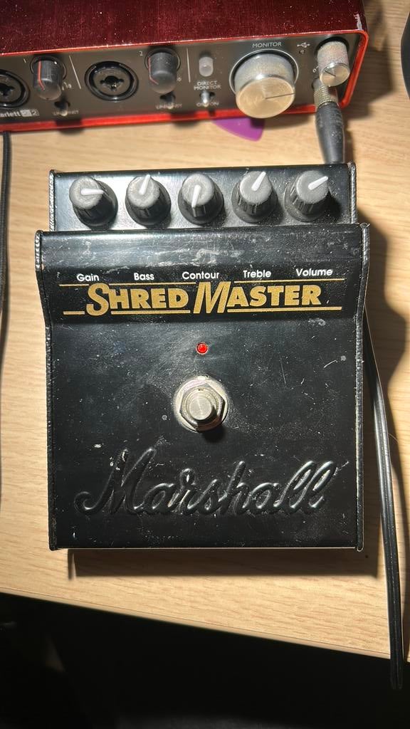 Marshall shredmaster (og jaren 90), Muziek en Instrumenten, Ophalen of Verzenden, Zo goed als nieuw