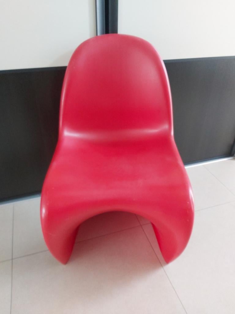 Chaise design rouge, Enlèvement, Utilisé, Rouge