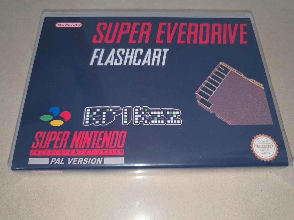 Super Everdrive Flashcart SNES Game Case, Consoles de jeu & Jeux vidéo, Jeux | Nintendo Super NES, Comme neuf, Envoi