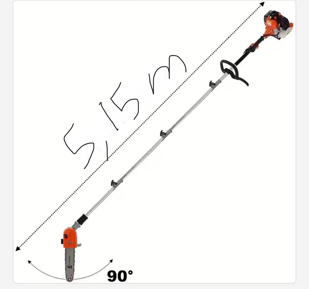 Élagueuse + Taille-haies thermique, Jardin & Terrasse, Enlèvement ou Envoi, Comme neuf, Essence, GT-Garden