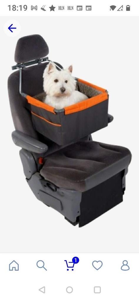 Siège auto pour chien..., Animaux & Accessoires, Accessoires pour chiens, Enlèvement, Comme neuf