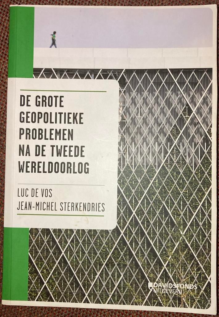 Luc De Vos - De grote geopolitieke problemen, Boeken, Ophalen of Verzenden, Zo goed als nieuw, Luc De Vos; Jean-Michel Sterkendries