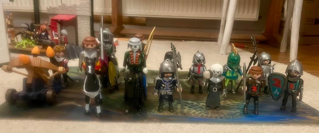 Figurines chevaliers Playmobil, Enlèvement, Comme neuf