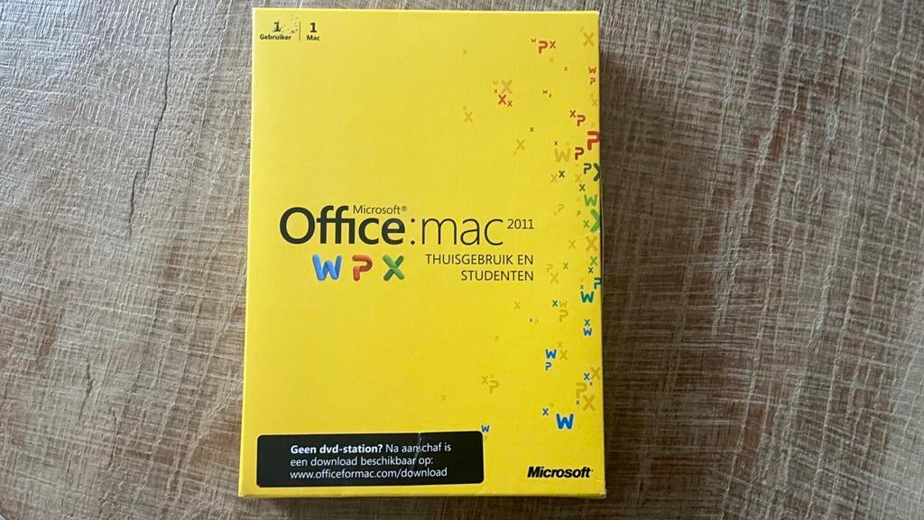 Microsoft Office Home and Student 2011, Mac, 1 pk, DVD, NL, Ophalen of Verzenden, Windows