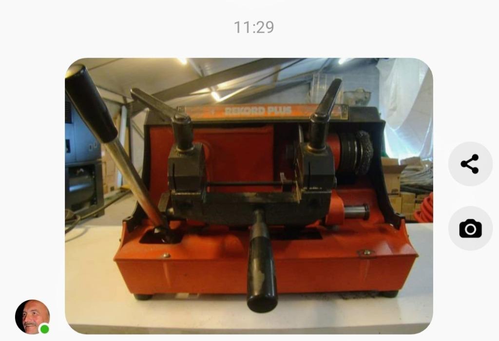 Sleutelmachine -merk: Silca Rekord Plus., Ophalen of Verzenden