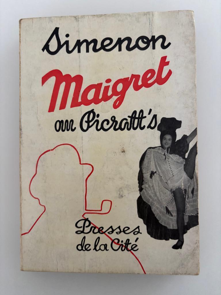 Simenon Maigret au Picratt's - 1955, Ophalen of Verzenden, Gelezen, Georges Simenon