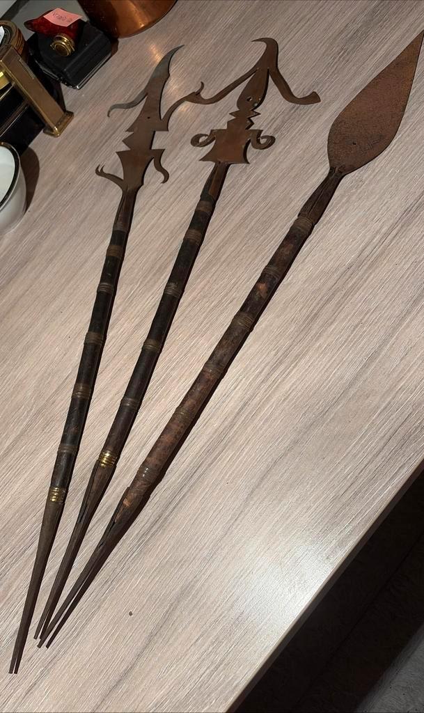 Antiek Ekonda-mes, zwaard-66cm-ceremonieel ijzeren mes,Congo, Antiek en Kunst, Kunst | Niet-Westerse kunst, Ophalen of Verzenden