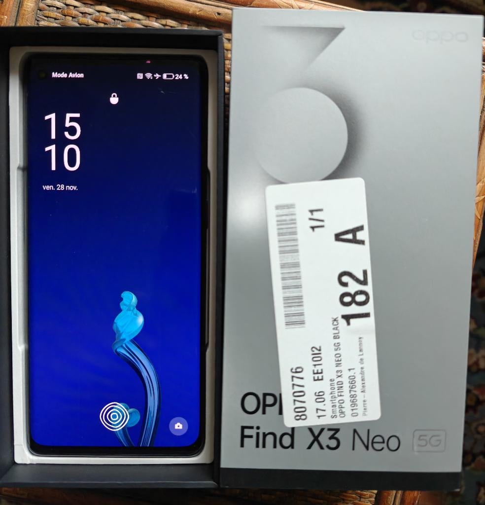 Oppo Find X3 Neo, Télécoms, Téléphonie mobile | Samsung, Utilisé, 256 GB, Écran tactile, Android OS, 10 mégapixels ou plus, Noir