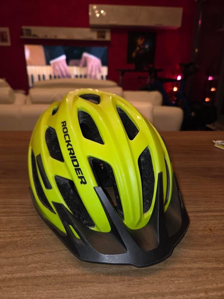 Casque Vélo / VTT Rockrider Casque Vélo Vtt Expl 500 – Jaune, Vélos & Vélomoteurs, Enlèvement ou Envoi, S