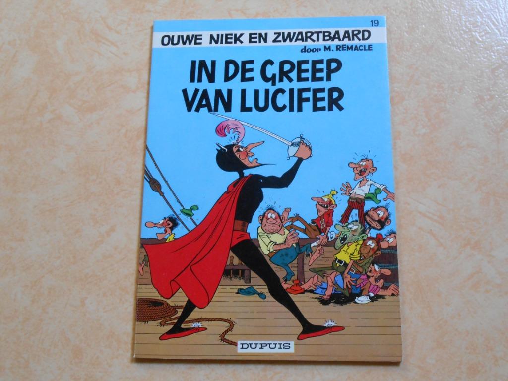 Ouwe Niek en Zwartbaard 19 In de greep van Lucifer 1975 1, Boeken, Stripverhalen, Eén stripboek, M. Remacle, Nieuw, Ophalen of Verzenden