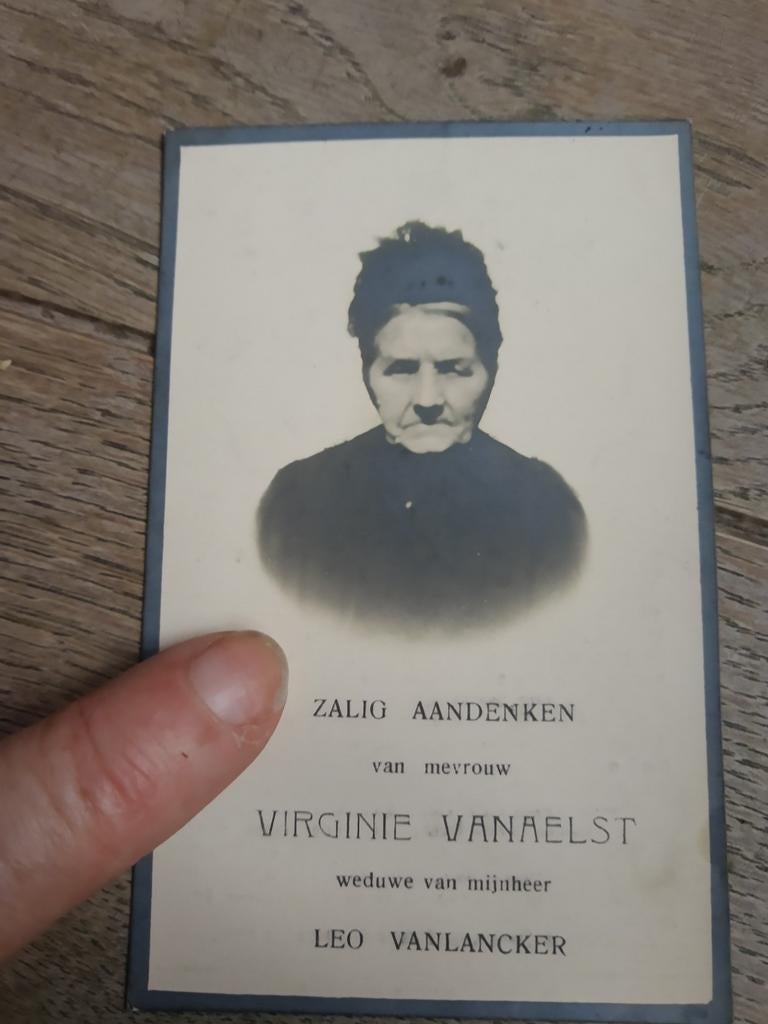 Ancien oncle, Zingem 1838-1935, Vanaelst Virginie, Enlèvement ou Envoi