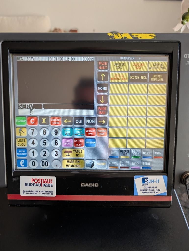 Caisse enregistreuse, Enlèvement